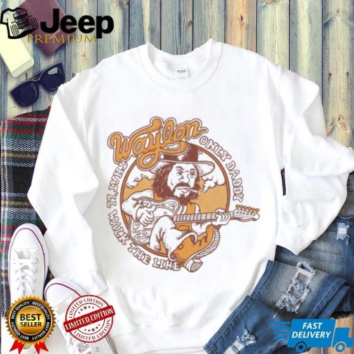 Official Seager X Waylon Jennings Only Daddy That’ll Walk The Line 2023 Shirt