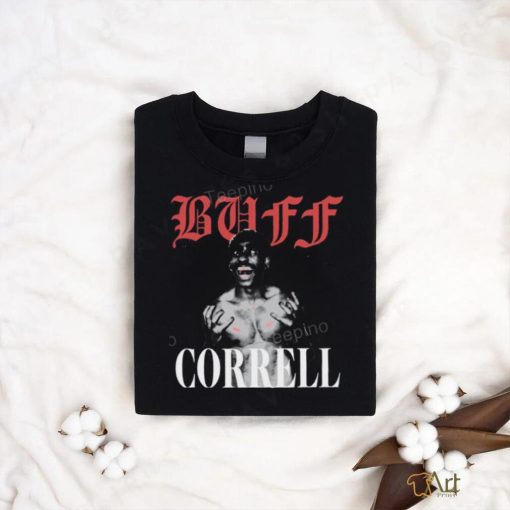 Official Shoppe Merch Buff Correll Screaming Buff Correll Long Sleeved T Shirt