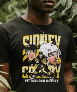 Official Sidney Crosby Pittsburgh Vintage Wht T Shirt