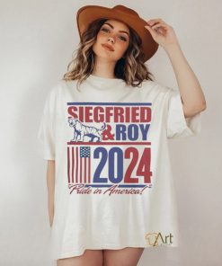 Official Siegfried And Roy 2024 Pride In America T Shirt