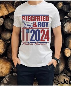 Official Siegfried and roy 2024 pride in America T shirt