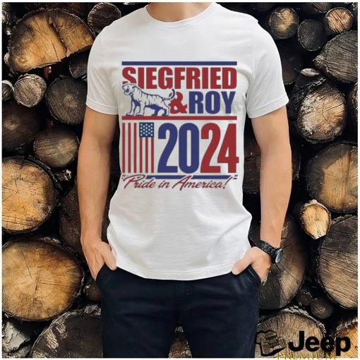 Official Siegfried and roy 2024 pride in America T shirt