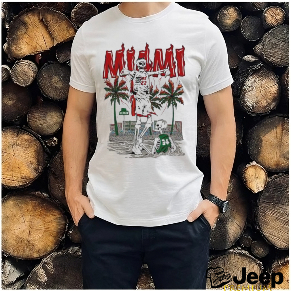 Official Skeleton Jimmy Buckets Miami Shirt - teejeep