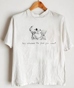 Official Skeleton Kiss Whoever The Fuck You Want Shirt