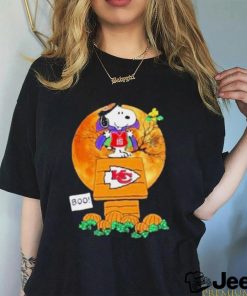 Official Snoopy And Woodstock Witch Boo Kansas City Chiefs Halloween Shirt