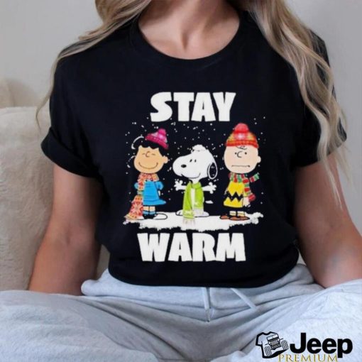 Official Snoopy Christmas Stay Warm Snoopy Stay Warm Christmas Shirt