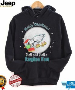 Official Snoopy Merry Christmas To All And To All A Philadelphia Eagles Fan Christmas Shirt