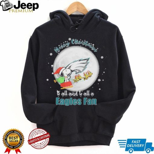 Official Snoopy Merry Christmas To All And To All A Philadelphia Eagles Fan Christmas Shirt