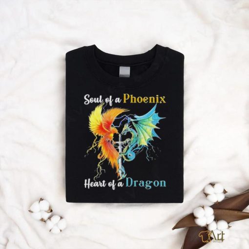 Official Soul Of A Phoenix Heart Of A Dragon Shirt