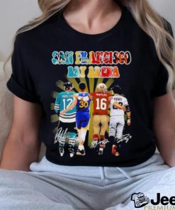 Official Sport Team San Francisco Bay Arena 2023 Signatures Shirt