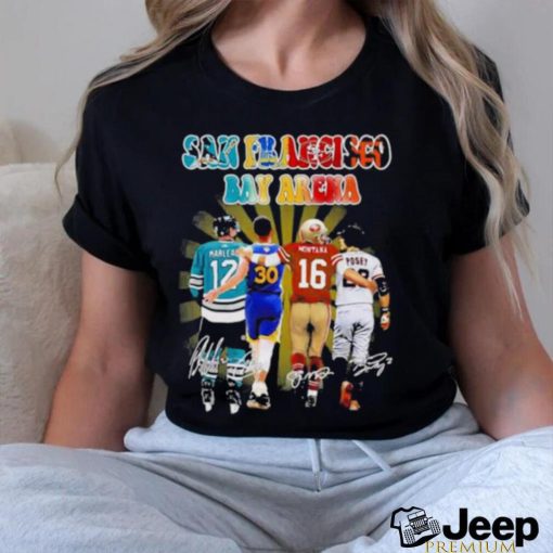 Official Sport Team San Francisco Bay Arena 2023 Signatures Shirt