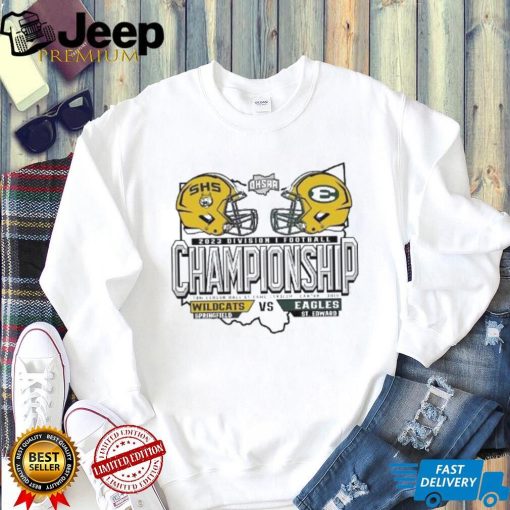 Official Springfiedld Wildcats vs St Edward Eagles 2023 Division I Football Championship T Shirt