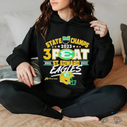 Official St Edward Eagles State Champs 2023 3 Peat Shirt