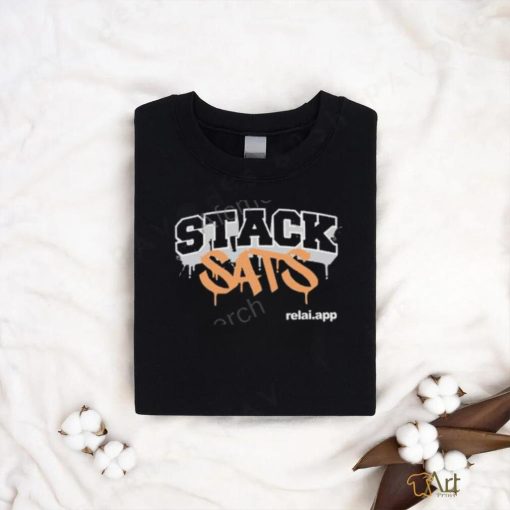 Official Stack Sats Relai App Shirt