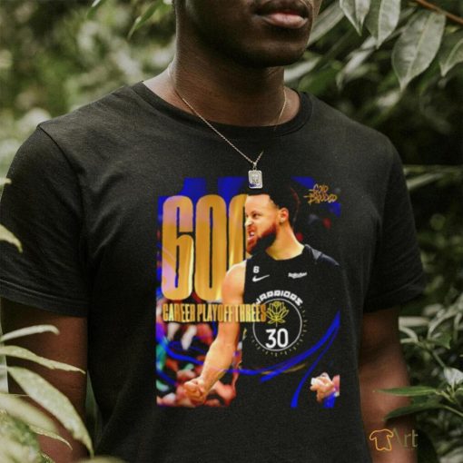 Official Stephen Curry NBA 600 Career Threes Shirt