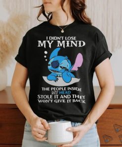 Official Stitch I didn’t lose my mind the people inside my head Shirt