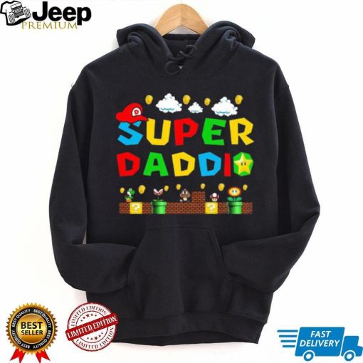 Official Super Daddio For Gamer Daddy Birth Day 2023 Shirt