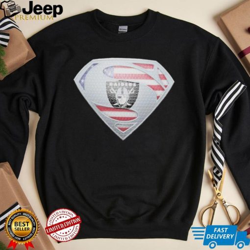 Official Superman Las Vegas Raiders Logo Shirt