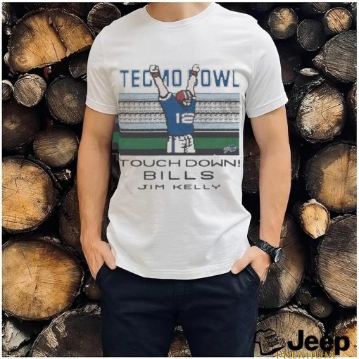 Official Tecmo bowl touchdown Bills jim kelly shirt