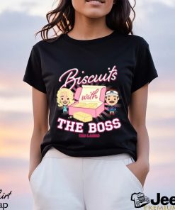 Official Ted Lasso and Rebecca Biscuits With The Boss Chibi S shirt