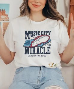 Official Tennessee Titans Music City Miracle T Shirt