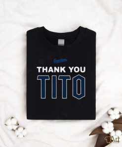 Official Terry Francona Thank You Tito Tee Shirt