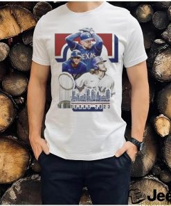 Official Texas Rangers Skyline 2023 World Series Capital One Shirt