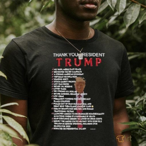 Official Thank You President Trump 2024 Shirt