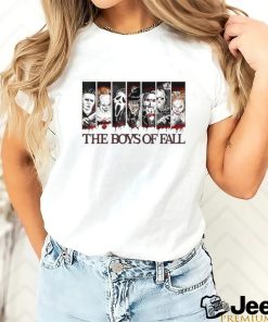 Official The Boys Of Fall Vintage Horror Movie Halloween Autumn Shirt