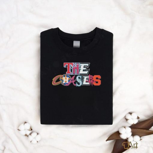 Official The Chasers Dept Black 4Th Quarter Flared Logo T Shirt