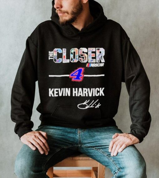 Official The Closer Nascar #4 Kevin Harvick signatures shirt