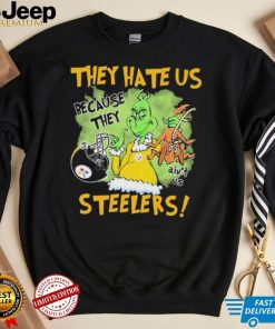 Official The Grinch They Hate Us Because Ain’t Us Steelers Shirt