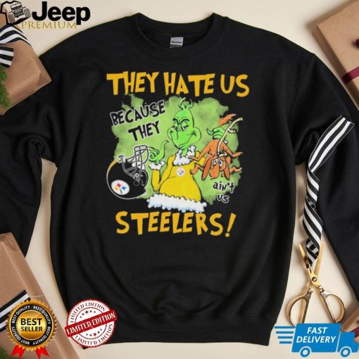 Official The Grinch They Hate Us Because Ain’t Us Steelers Shirt