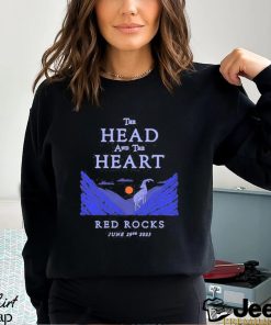 Official The Head And The Heart 2023 Red Rocks Shirt