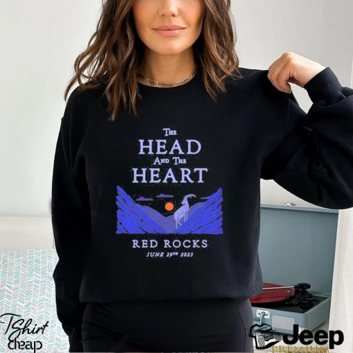 Official The Head And The Heart 2023 Red Rocks Shirt