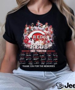 Official The Reds 1965 – Forever Thank You For The Memories Signatures 2023 T Shirt