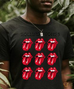 Official The Rolling Stones HD Multi Tongue T Shirt