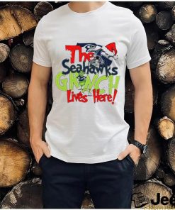 Official The Seahawks Grinch Lives Here Christmas Shirt