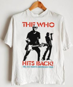 Official The Who Hits Back 2022 North American Tour T Shirt Pink