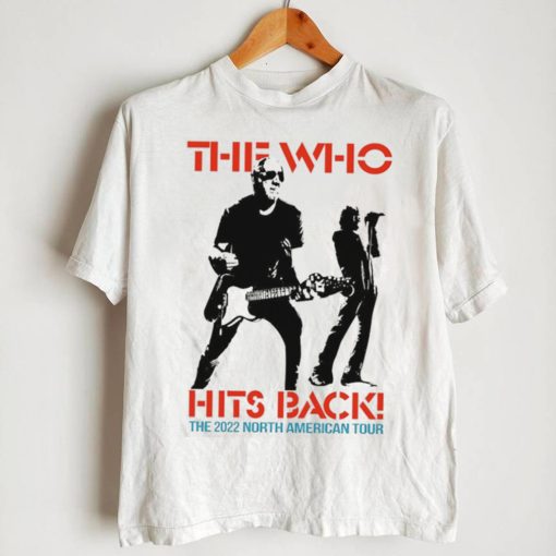 Official The Who Hits Back 2022 North American Tour T Shirt Pink