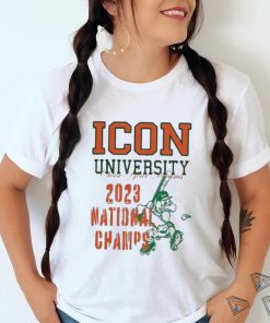 Official The icon university 2023 champs T shirt