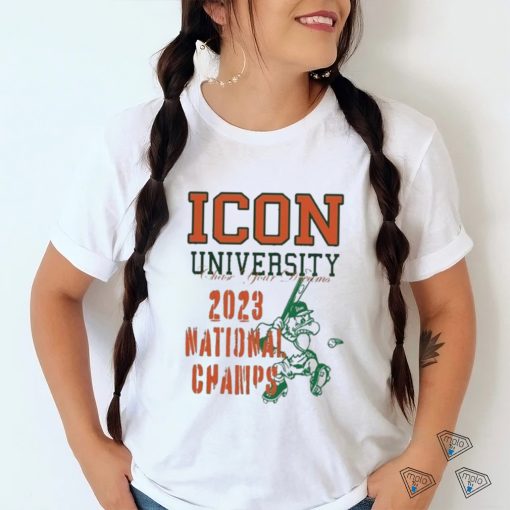 Official The icon university 2023 champs T shirt