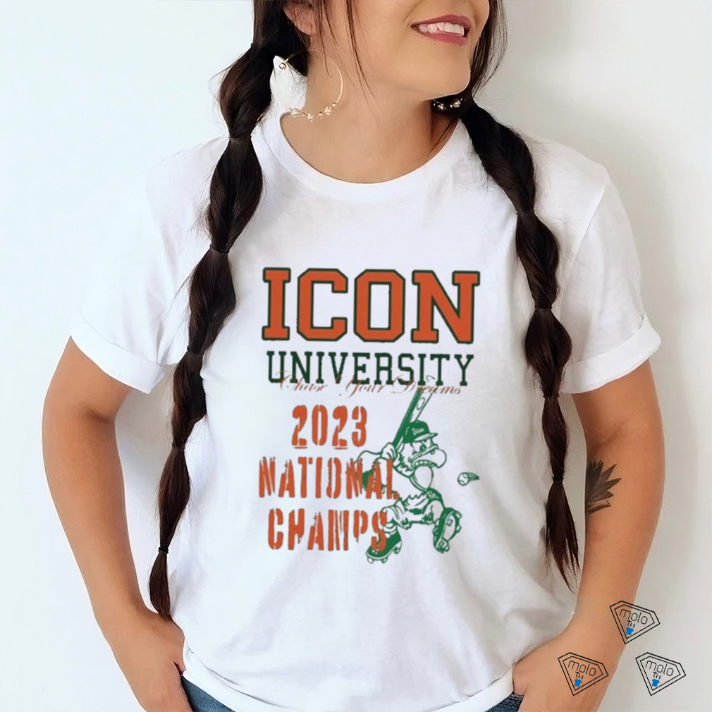 Official The icon university 2023 champs T shirt - teejeep