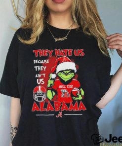 Official They Hate Us Because Ain’t Us Alabama Crimson Tide The Grinch Christmas shirt