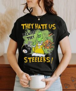 Official They Hate Us Because They Aint Us Steelers T Shirt