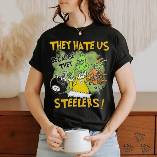 Official They Hate Us Because They Aint Us Steelers T Shirt