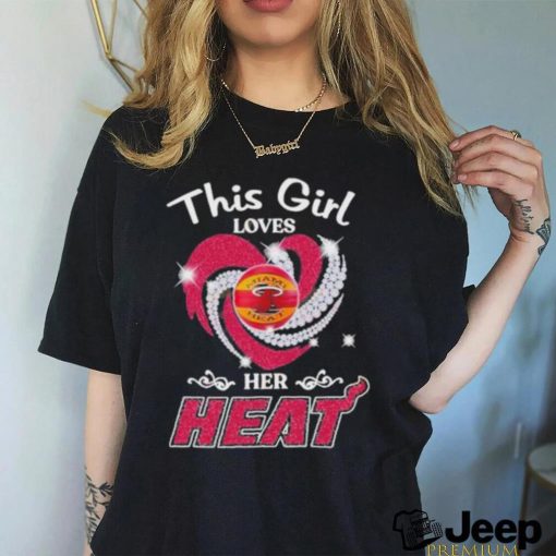 Official This Girl Love Her Heat Miami Heat 2023 Shirt