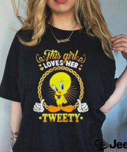 Official This Girl love her Tweety shirt