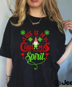 Official This Is My Christmas Spirit Unisex T Shirt