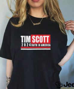 Official Tim Scott for President 2024 Shirt Tim Scott Faith in America 2024 Primary Election Shirt